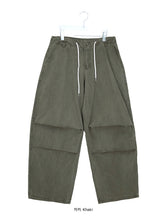 [unisex] ドミット パラシュート ストリング ワイドパンツ
