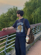 [A-T0226] トレインシバ半袖Tシャツ (2色)