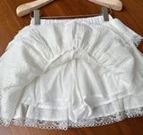 Lace Cancan Mini Skirt (2color)