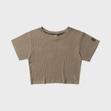 ナミブワッフルクロップトップ(KHAKI)