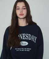 Signature Semi-Crop Sweatshirt_Navy
