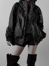 (unisex) トリックグロッシーツーウェイジャンパー