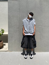 Hade Two Way Hooded Vest 2C