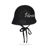 New Wave Varzar Punching Knit Bonnet Hat Black