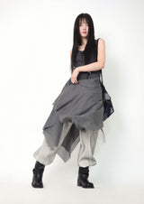 Black Spray Coated Jeans