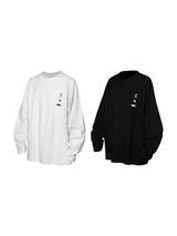 24AWバタフライシークエンス2カラープリントストラクチャードロングスリーブTシャツ