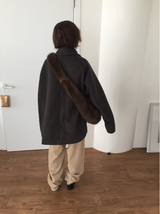 ハードフェイクファークロスバッグ（2c）