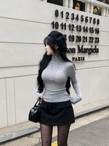 [BELLIDE MADE] Nave, ribbed turtleneck T-shirt