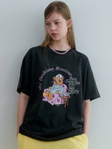 スリーピングモアベアTシャツ 2color