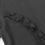 Moses Frill Tee - Charcoal