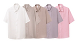 Lori Linen Oversized Fit Short Sleeve Shirt Shirt