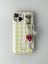 Apple Mint Grid Card Hard Case