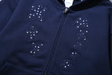 Coral Reef Hooded Zip-Up (Navy)