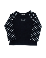 dotwing raglanT(black)