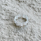 Rippling Wave Ring
