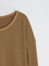 YM ルッセルヘンリーネックTシャツ (3 カラーズ)