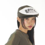 メッシュニュースボーイキャップ