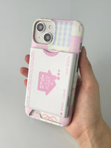 House Magsafe Button Card Pocket(Pink)