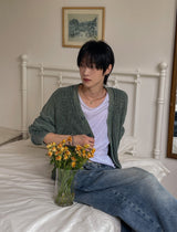 Cree Pigment Knit Cardigan