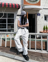 Nick Belted パラシュートナイロンパンツ