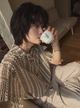 Kao Crochet Half Shirt