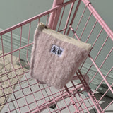 classic pouch_knit pink