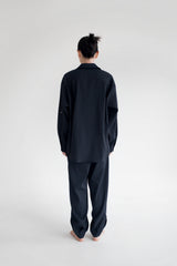 Stretch jogger pants, Navy