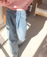 545 バンバンエキゾースト デニム-デニムパンツ