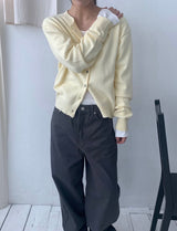 ミニマルセミカーブコットンパンツ(5color)