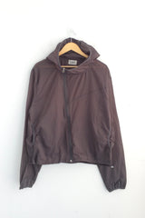 Light touch cropped hooded jacket