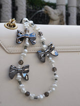 【MADE】 Black Bow Phone Charm