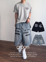 Front Mark バミューダデニムパンツ (2color) (No.972)