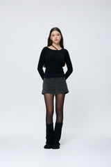  SILEN CORDUROY MICRO PANTS / CHARCOAL