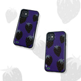 ストロベリー(purple) スマホケース (epoxy bumper)