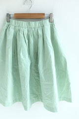 apple mint flare skirt