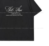 スターレタリングアンバランス半袖Tシャツ