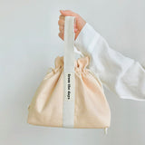 【MADE】Canvas Pouch Bag - Peach