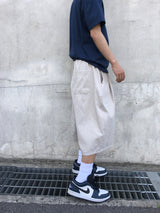 Mio Basic Pintuck Bermuda Pants 2C