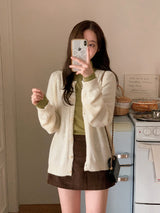 #PN Soft Loose Round Knit Cardigan (4color)