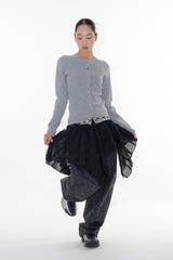 Angel unbalanced skirt