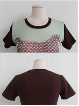 ドット ホース グラフィック スリムTシャツ