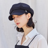 VA スタッドニュースボーイキャップ/ブラック