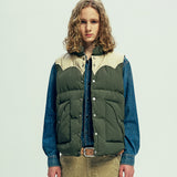 70s wyoパッドスキーベスト olive khaki