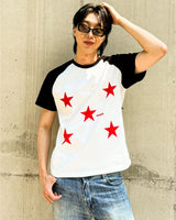 POPPING STAR RAGLAN T-SHIRTS