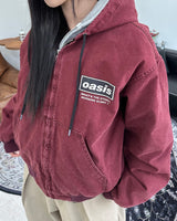 Verus Vintage Quilted Hooded Jumper