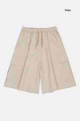 Britt nylon cargo bermuda pants