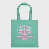 Global logo eco bag Mint