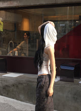 レタリングパーカー ノースリーブ