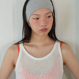 Paper Knit sleeveless white