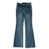 Serin Back Pocket Brush Slim Fit Low Bootcut Long Pants (2 colors)